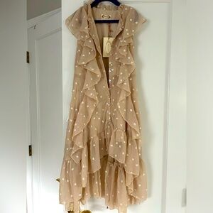 CASSIE  maxi dress light sand NWT